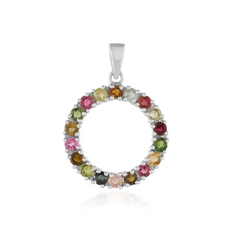 Turmalin-Silberanhänger