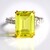 Bague en argent et Quartz de l'Ouro Verde (Gems en Vogue)