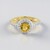 Anello in argento con Berillo Giallo