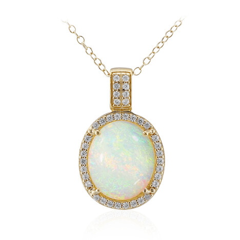 Welo Opal Silver Necklace