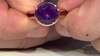 Zilveren ring met een Marokkaanse Amethist