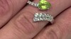 Anillo en plata con Peridoto