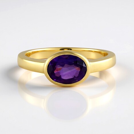 Anello in argento con Ametista