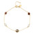 Bracciale in argento con Quarzo Fumè