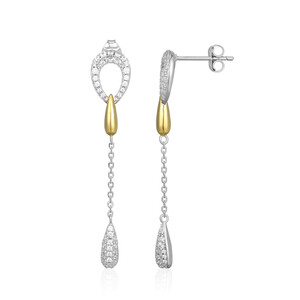 Orecchini in argento con Zircone