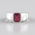 Anello in argento con Rubino Bemainty