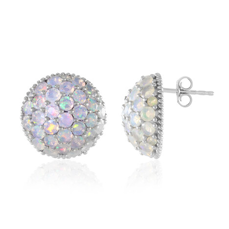 Pendientes en plata con Ópalo de Welo