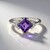 Anello in argento con Ametista del Marocco