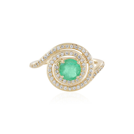 Russischer Smaragd-Goldring (de Melo)