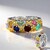 Anello in argento con Granato Rosso (Gems en Vogue)
