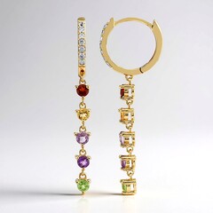 Orecchini in argento con Peridoto