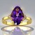 Anello in oro con Ametista