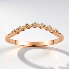 Anello in argento con Diamante Rose de France VS1 di Argyle (Annette)