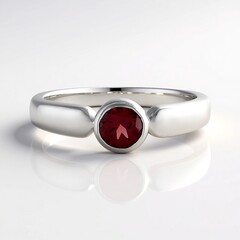 Anello in argento con Rodolite