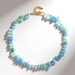 Collana in argento con Acquamarina Brasiliana (Riya)
