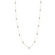 Collana in oro con Diamante Champagne I2 (de Melo)
