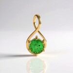 Ciondolo in argento con Lemshuku Tsavorite