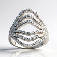 Anillo en plata con Zircón