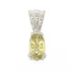 Pendentif en argent et Tourmaline cuprifère