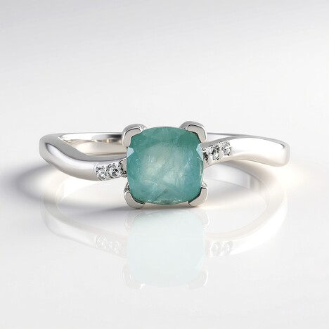 Anello in argento con Grandidierite