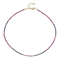 Mozambique Ruby Silver Necklace