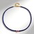 Collana in argento con Zaffiro Blu del Madagascar (Riya)