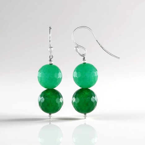 Orecchini in argento con Agata