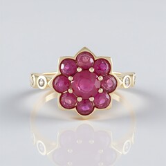 Anello in oro con Rubino del Madagascar (de Melo Gold)