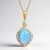Collana in oro con Opale di Welo AAA