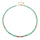Zambian Emerald Silver Necklace