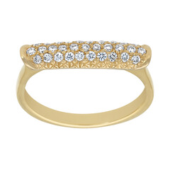 Anello in oro con Diamante SI2 (H)