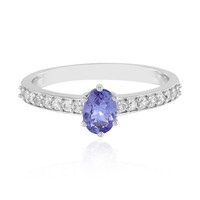 Anello in argento con Tanzanite