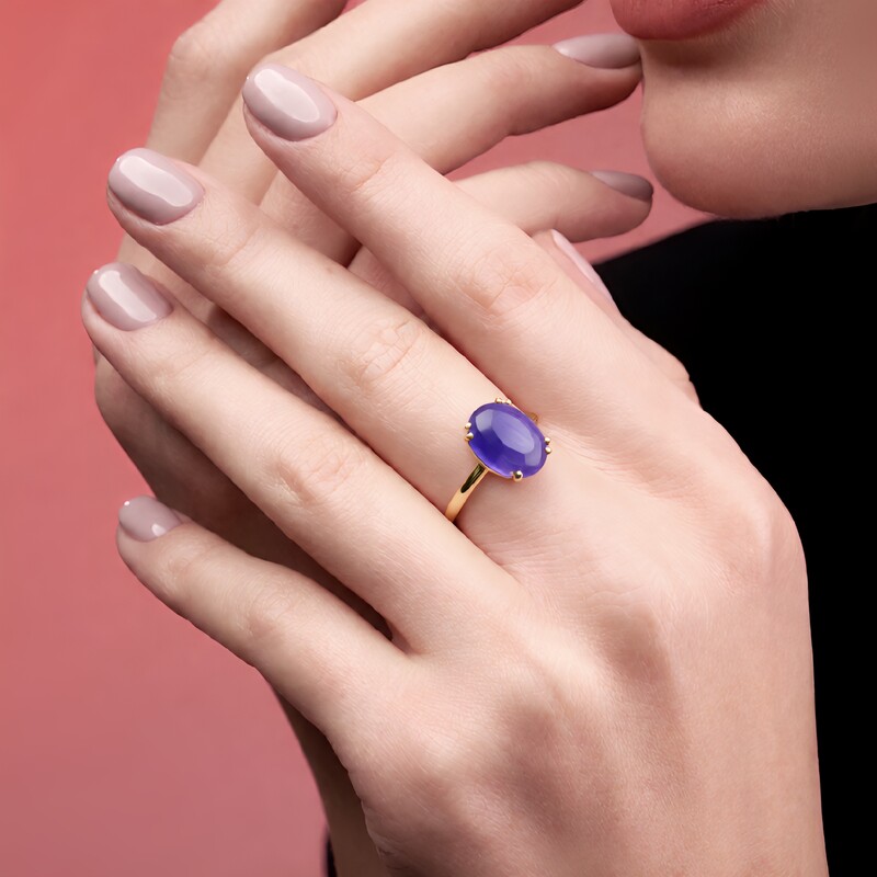 Bague en argent et Tanzanite