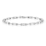 Petalit-Silberarmband