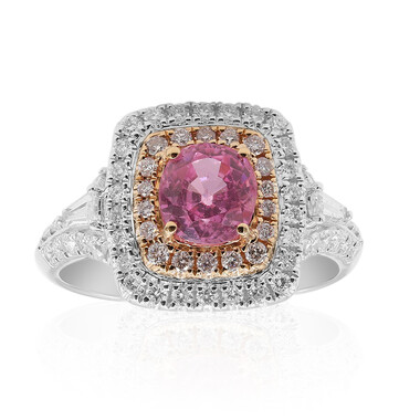 Pinkfarbener Burmesischer Spinell-Goldring (CIRARI)