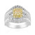 Gelber SI2 Diamant-Goldring (CIRARI)