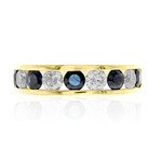 Gouden ring met Blauwe Ceylon saffieren (CIRARI)