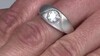 Anillo en plata con Piedra del sol de Oregón