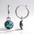 Orecchini in argento con Mosaico turchese