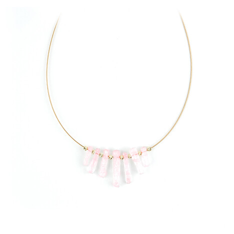 Collana in argento con Kunzite