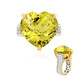 Ouro Verde Quartz Silver Ring (Gems en Vogue)