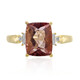 Bague en or et Fluorite rouge (CIRARI)