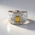 Anello in argento con Zircone Giallo (de Melo Essence)