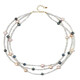 Collana in argento con Zircone Argentato (Riya)