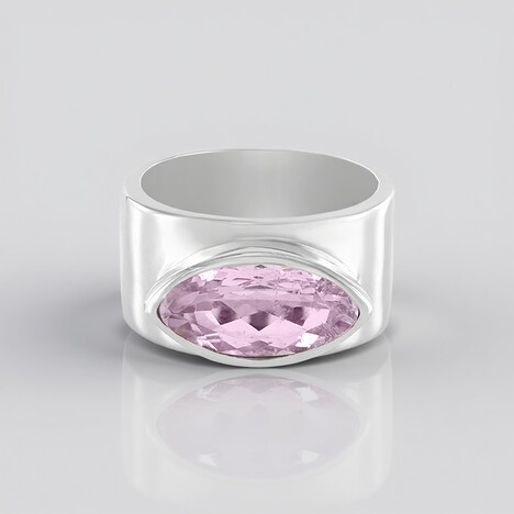 Bague en argent et Kunzite