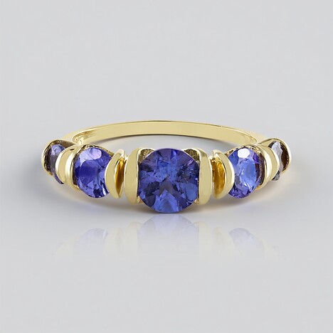 Anello in oro con Tanzanite (de Melo Gold)