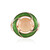 Peach Moonstone Silver Ring (Adela Silber)