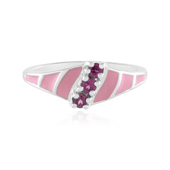 Bague en argent et Grenat Rhodolite