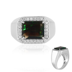 Anello da uomo in argento con Opale Mezezo