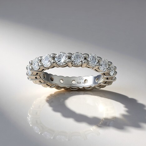 Bague en argent et Zircon